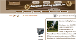 Desktop Screenshot of americanmarkingsystems.com