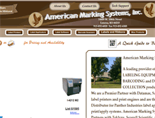 Tablet Screenshot of americanmarkingsystems.com